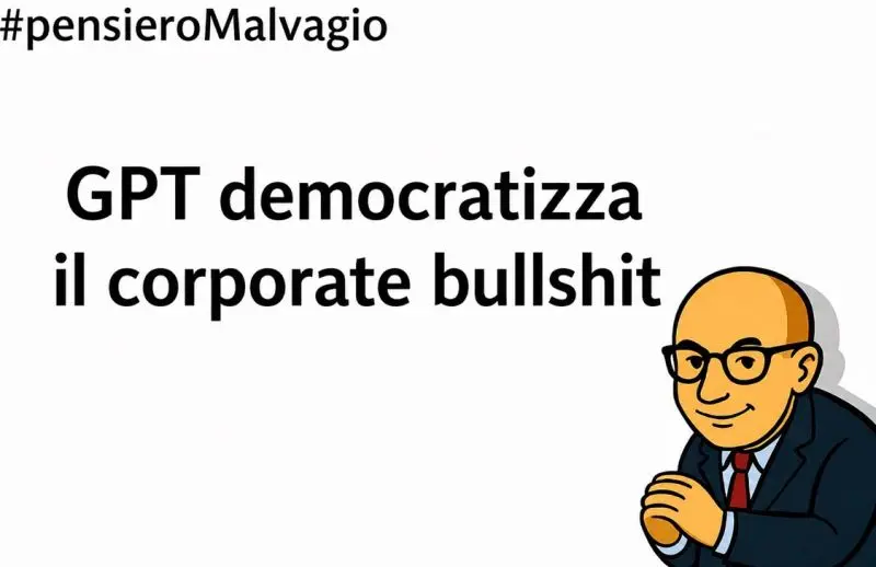 Dirigenti incompetenti che nascondono la loro mediocrità dietro mail generate da GPT