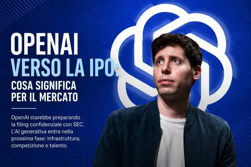 Breaking news OpenAI IPO silenziosa su WSJ e CNBC, settimana delle notizie sconvolgenti nel mercato dell'AI