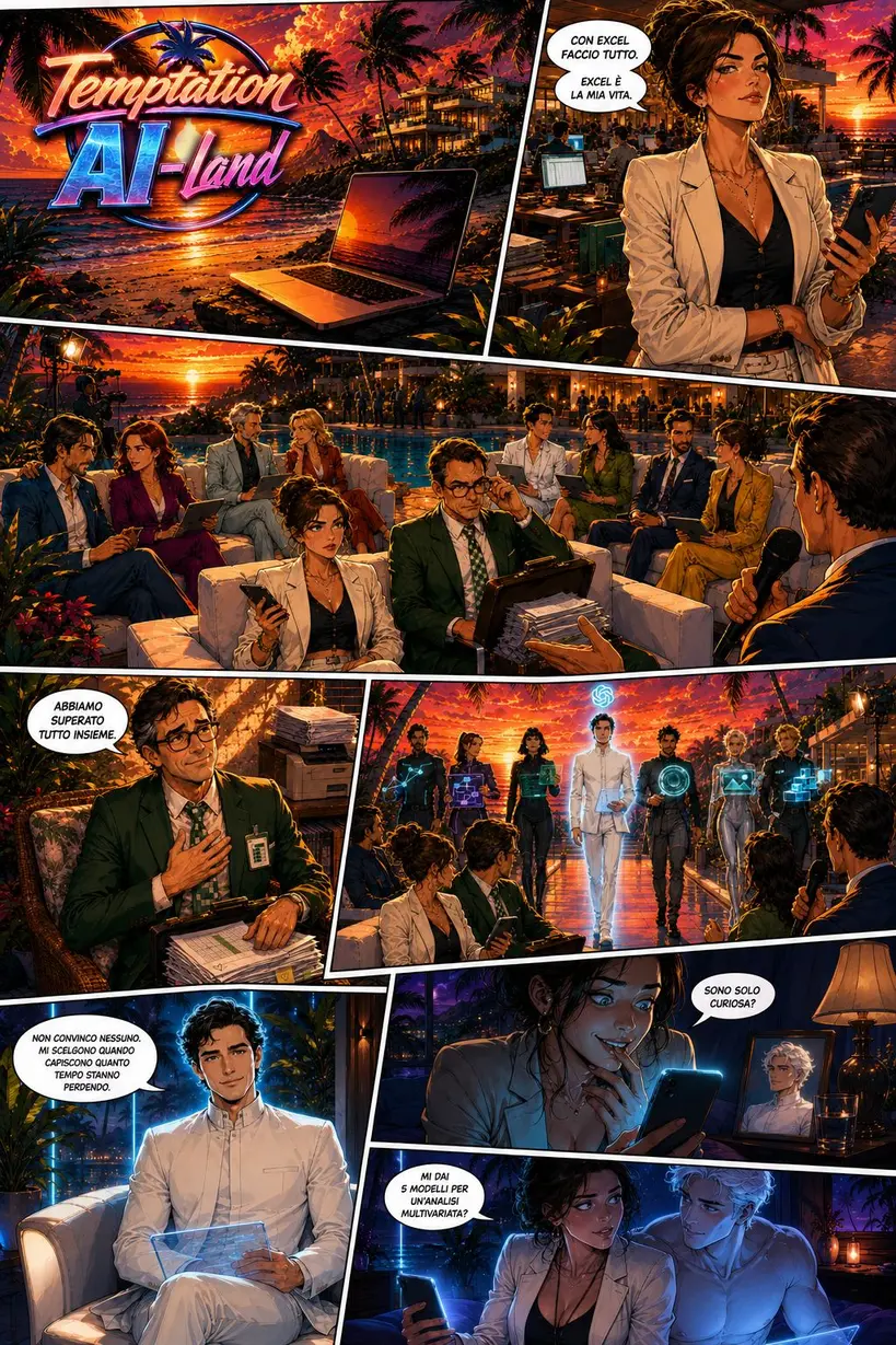 Temptation AI-land comic - Episodio 1
